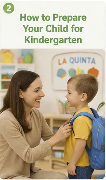 How to Prepare Your Child for Kindergarten